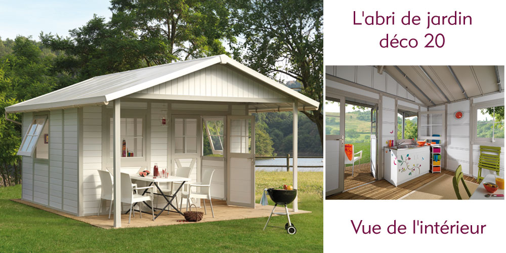 Abri de jardin en plastique
