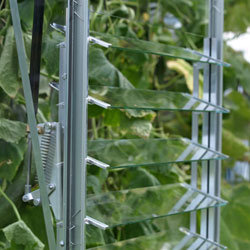 Jalousie pour serre de jardin

