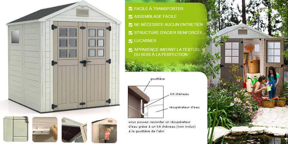 Cabane de jardin keter
