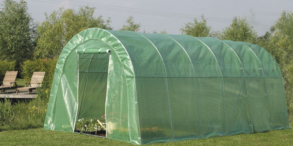 Serre de jardin tunnel 18m2
