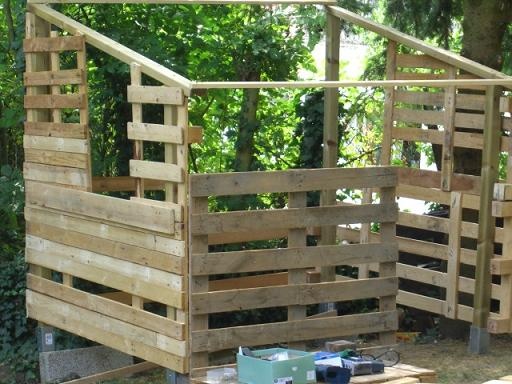 Cabane de jardin fait soi meme
