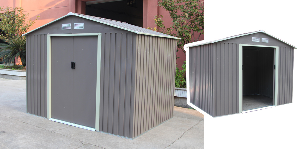 Abri de jardin en metal
