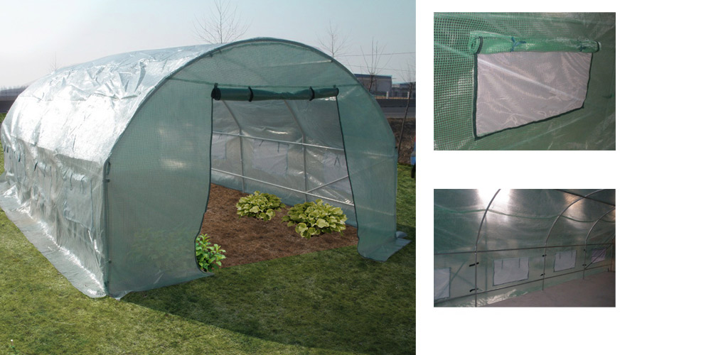 Serre de jardin renforcée
