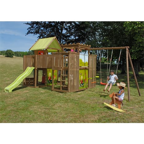 Balancoire en bois solde
