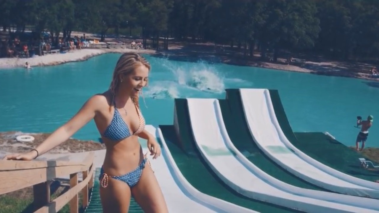 Toboggan tremplin
