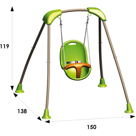 Portique balancoire bebe auchan
