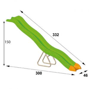 Glissiere toboggan 5m
