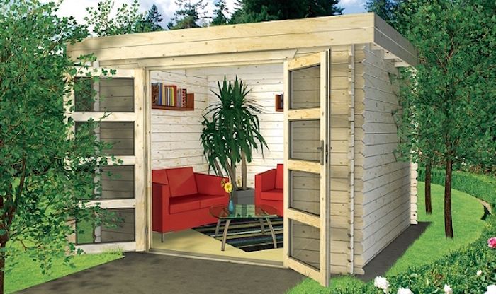Cabane de jardin en bois leclerc
