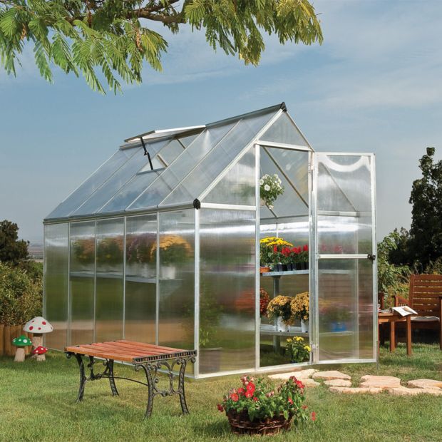 Serre de jardin polycarbonate 6m2
