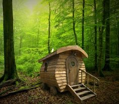Cabane de jardin roulotte
