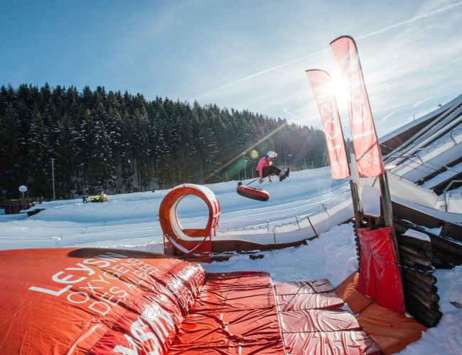 Tobogganing park
