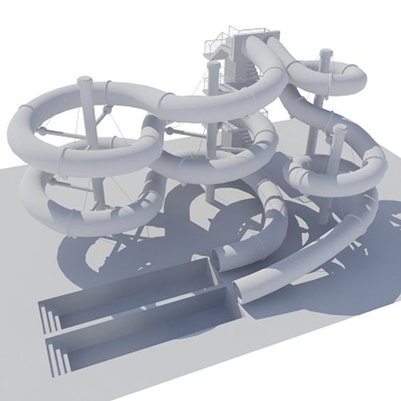 Toboggan 3d model
