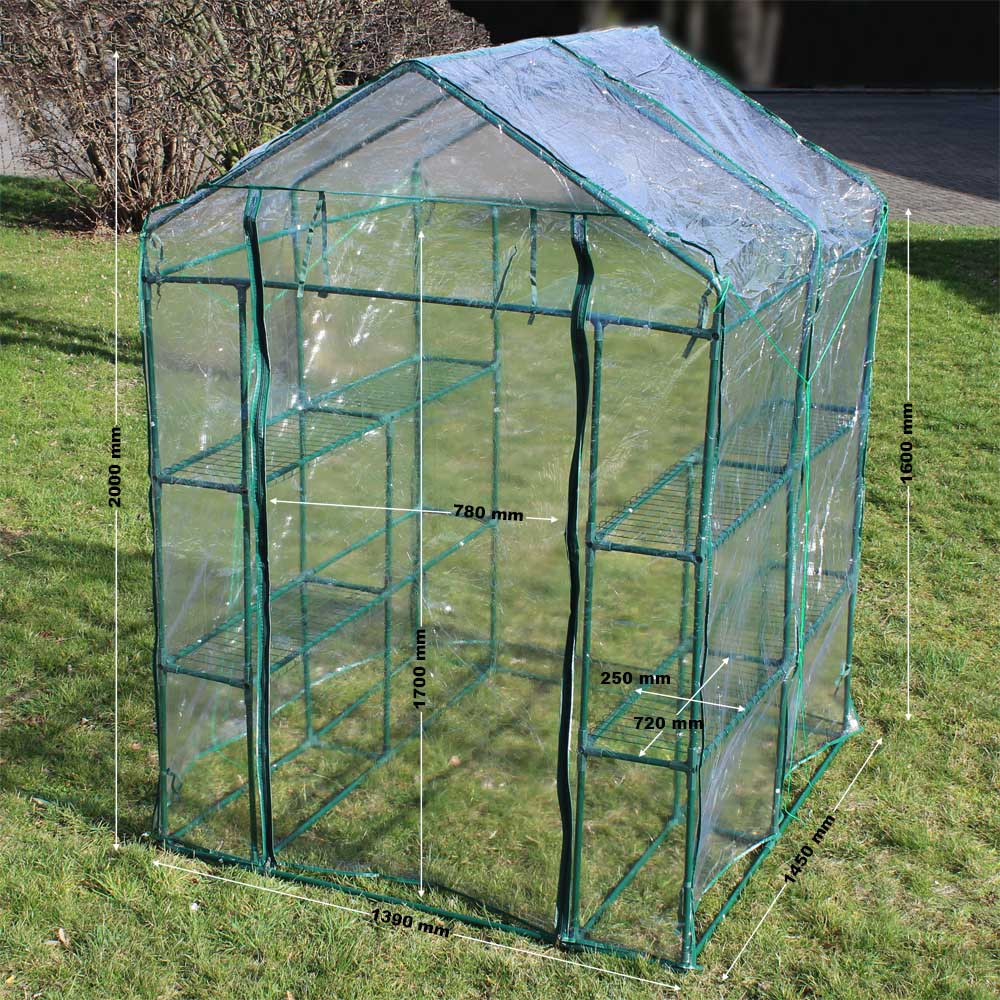 Serre de jardin 143x143x195
