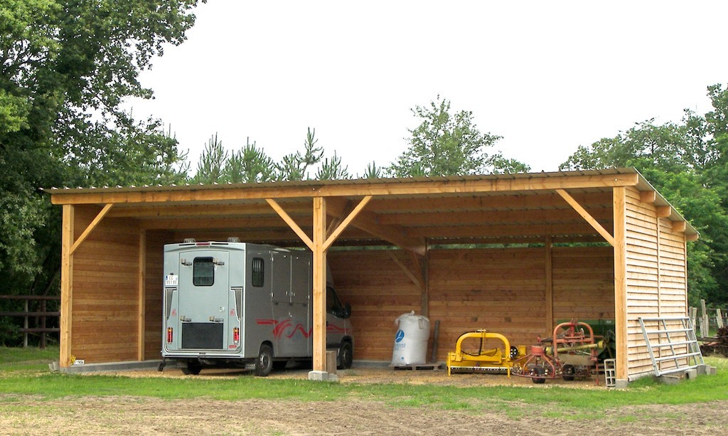 Abri jardin ouvert
