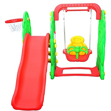 Balancoire bebe avec toboggan
