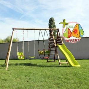 Portique balancoire toboggan cdiscount

