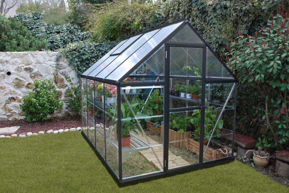 Serre verre jardin
