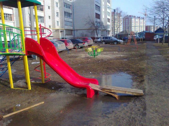 Toboggan humour

