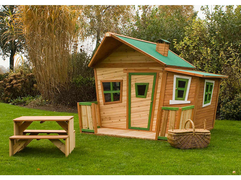 Maison bois jardin
