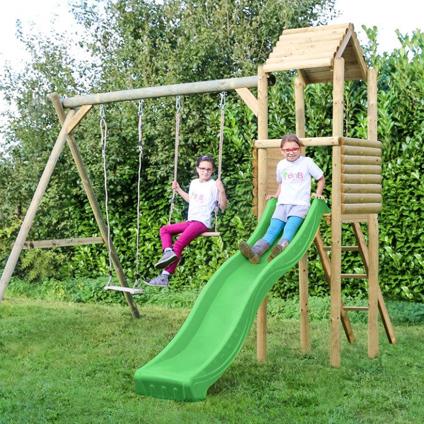 Balançoire en bois brico plan it
