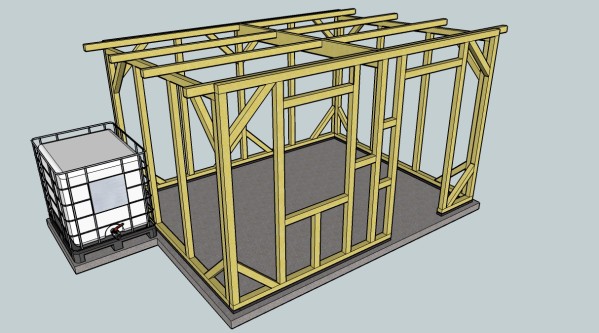Cabane de jardin sketchup
