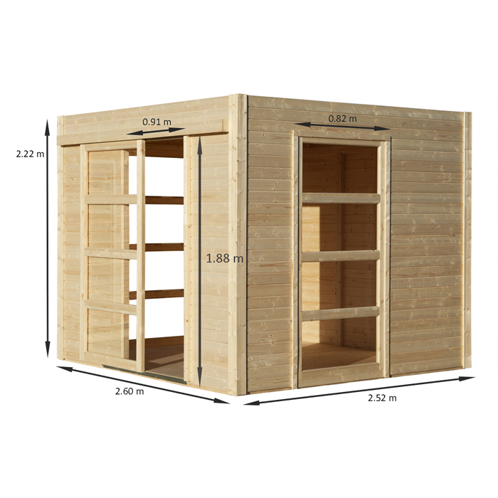 Cabane de jardin nordique
