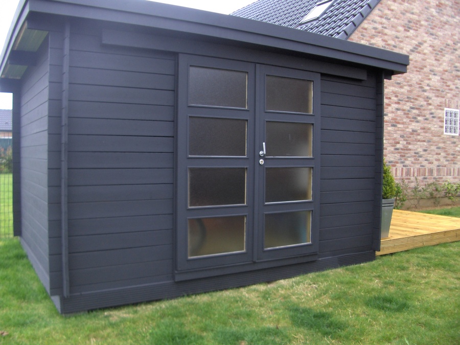 Cabane jardin moderne
