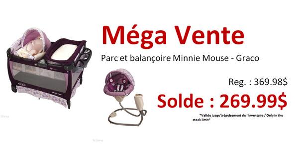 Balancoire minnie mouse
