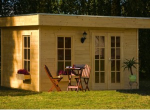 Maison jardin bois
