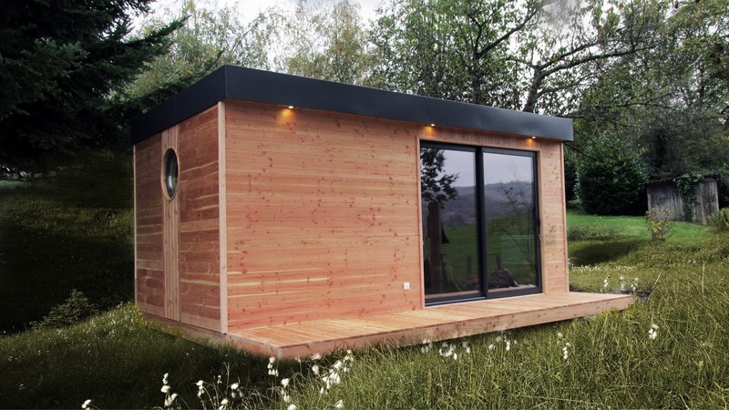 Cabane de jardin isolé
