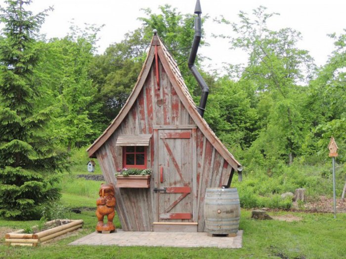 Cabane de jardin atypique
