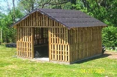 Cabane de jardin fait maison
