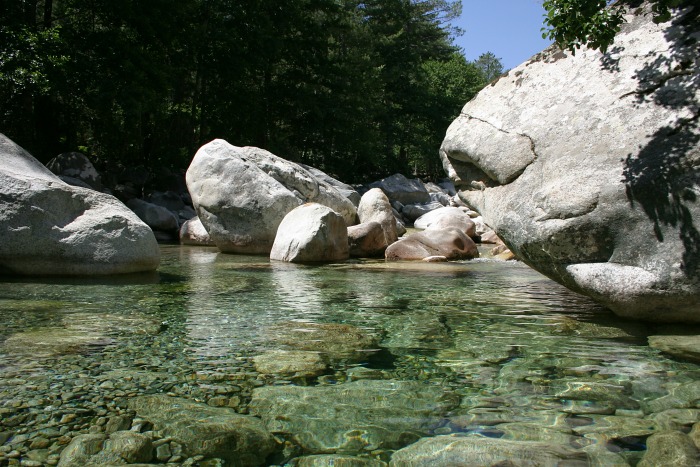 Toboggan naturel corse
