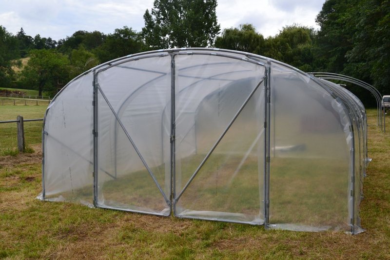 Serre de jardin largeur 4 m
