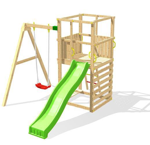 Toboggan en bois
