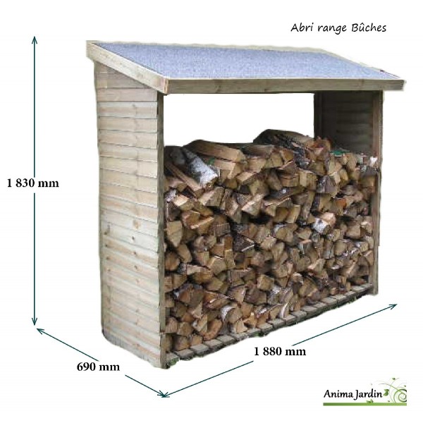Abri de bois pas cher

