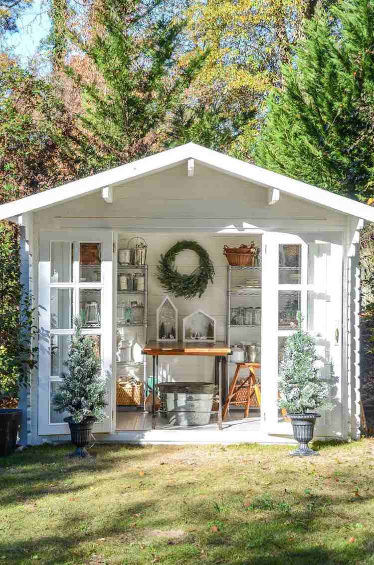 Cabane de jardin decoration
