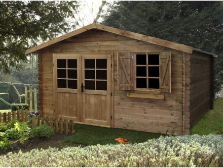Cabane de jardin silence ça pousse
