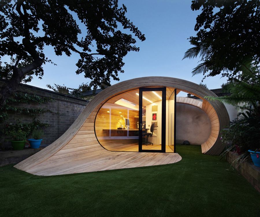 Cabane de jardin aménagé

