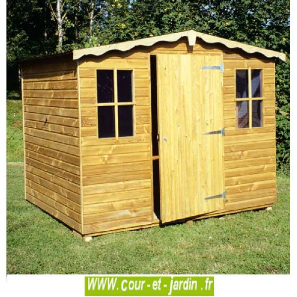 Vente d'abri de jardin en bois traité autoclave
