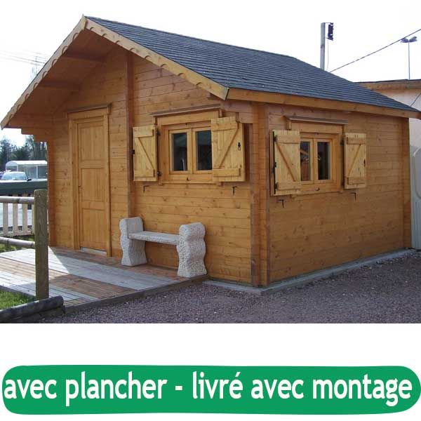 Abri de jardin livré monté
