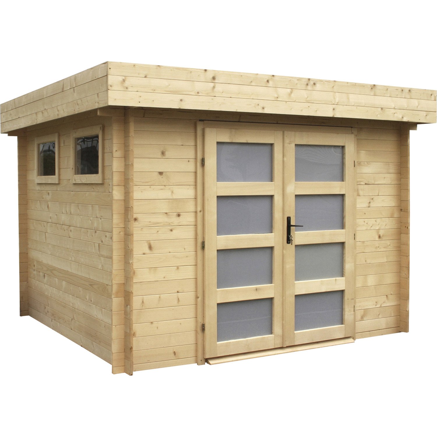 Abri de jardin toit plat 5m2
