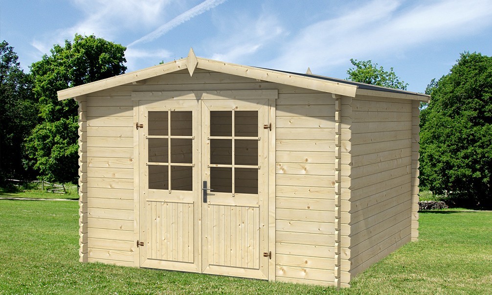 Cabane de jardin livré monté
