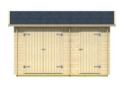 Abri de jardin 7 40 m2 niagara bois 28mm
