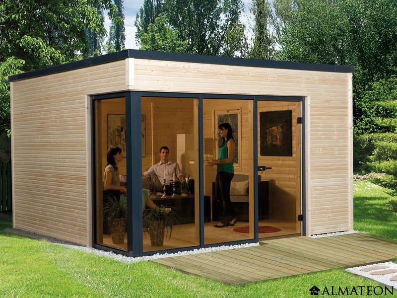 Abri de jardin habitable design
