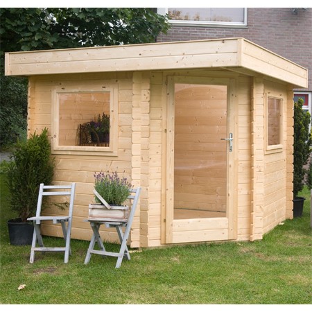 Cabane de jardin d'angle
