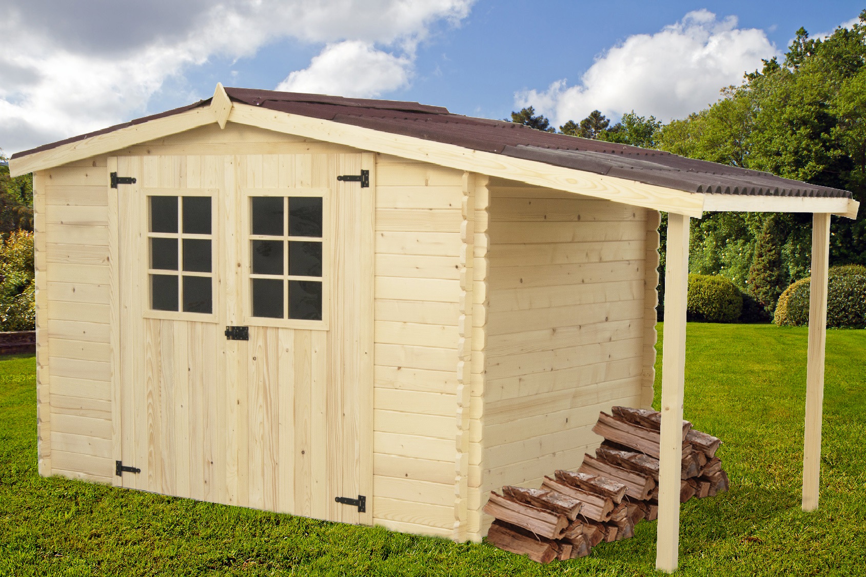 Abri de jardin en bois soldes
