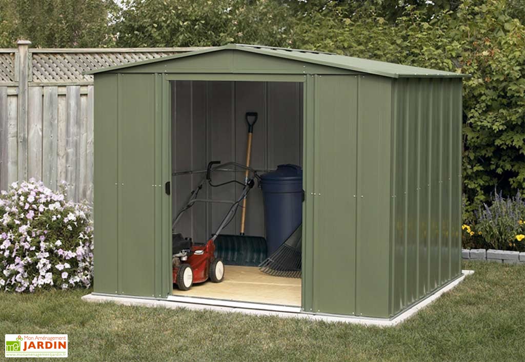 Cabane de jardin galvanisé
