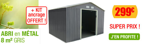 Abri de jardin 15m2 pas cher
