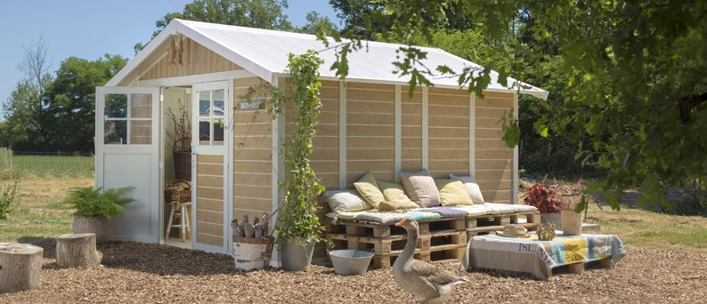 Cabane de jardin deco
